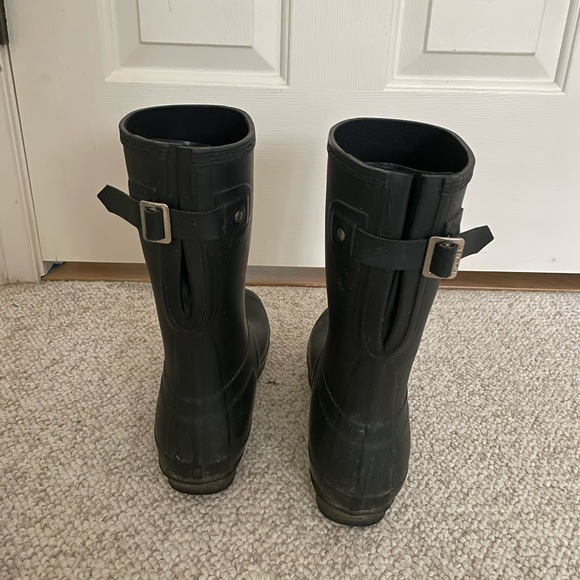 Hunter Boots Mid Calf all matte black - Picture 2 of 6